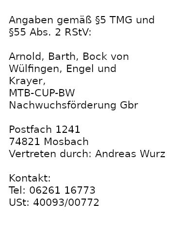 Kontaktdaten GBR